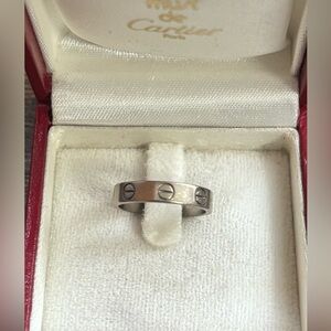 Cartier LOVE Ring White Gold 750 / Size 47 (Used - Great Condition)